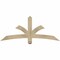 Ekena Millwork Davenport Rough Sawn Timber Gable Bracket, Douglas Fir, 60"W x 25"H x 4"D x 4"F, 10/12 Pitch GBW060X25X0404DAV00RDF - alternate 1